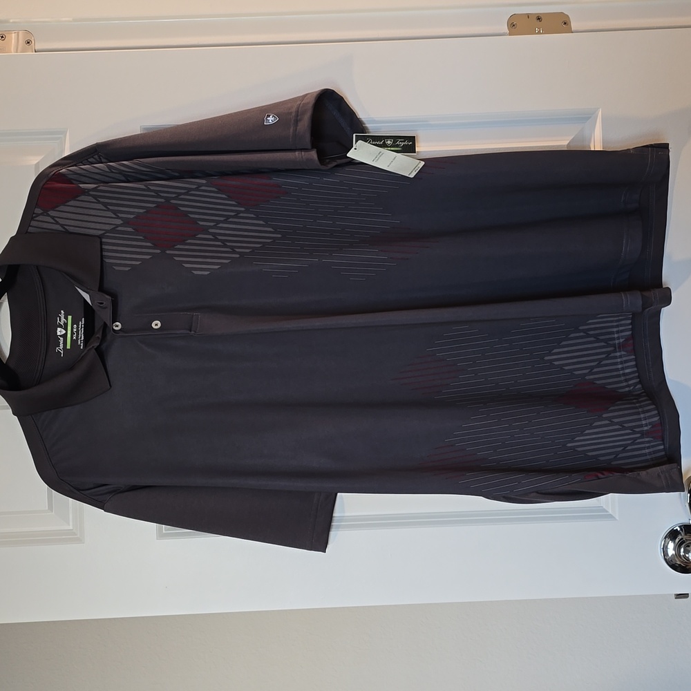 NWT MEN'S DAVID TAYLOR PRO GOLF SHIRT
